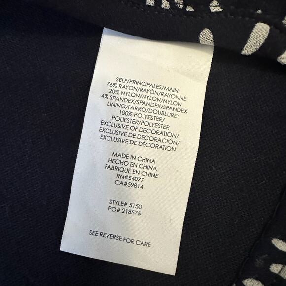 CABI Grand Slam Blazer Jacket Navy Blue Double Breasted Preppy - Picture 10 of 13